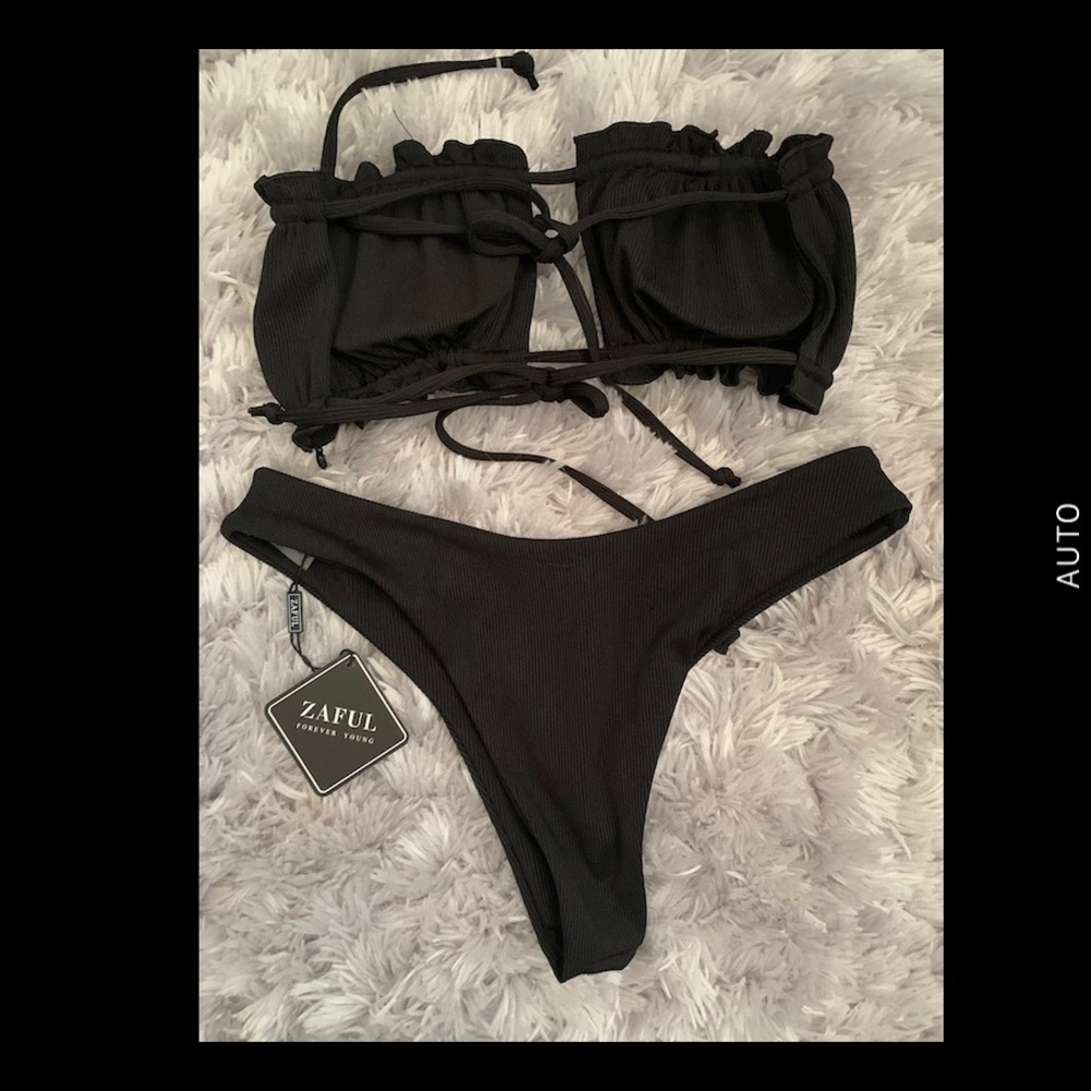 black bikini zaful